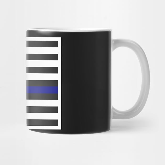 Thin Blue Line Flag, Police Officer Gifts by 3QuartersToday